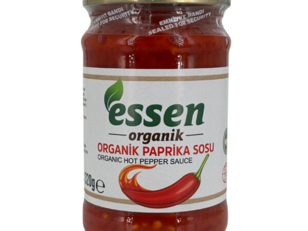 Organik Paprika Sosu (Acı Biber Sosu) 320gr