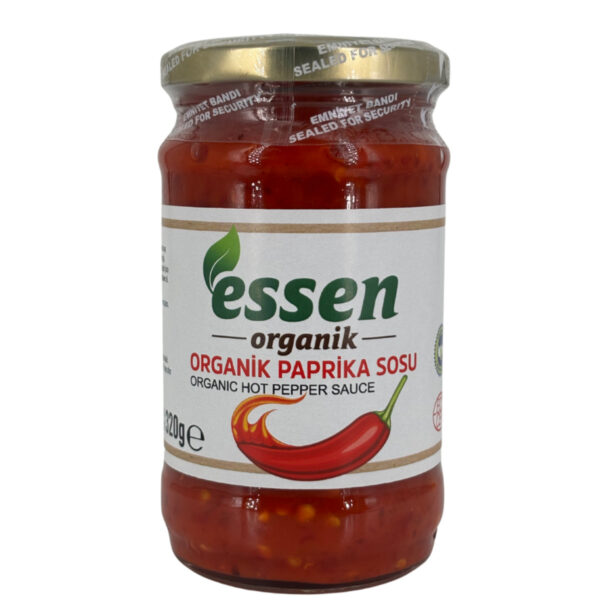 Organik Paprika Sosu (Acı Biber Sosu) - 320 g