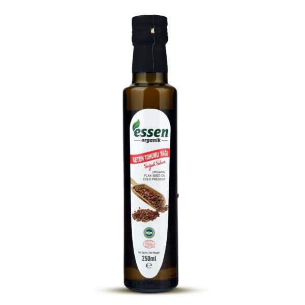 Organik Keten Tohumu Yağı Soğuk Sıkım - 250ml