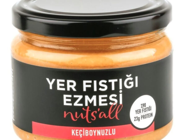 Nuts'all Keçiboynuzlu Fıstık Ezmesi 280 g