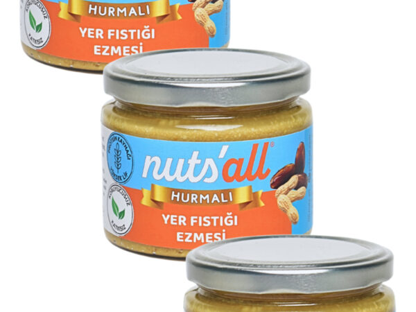 Hurmalı Fıstık Ezmesi 3'lü Paket (280 g X 3)