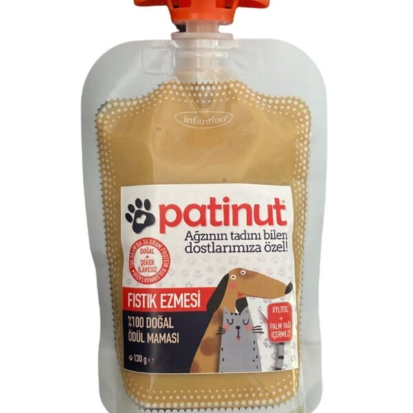 Ödül Maması - Kedi Ve Köpekler Için Fıstık Ezmesi - Tüp 130 gr 3'lü Set