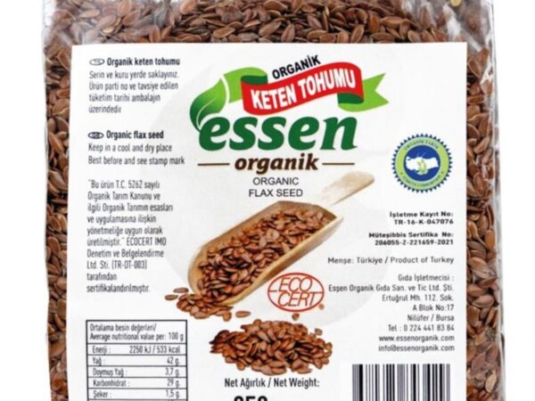 Organik Keten Tohumu 250 gr