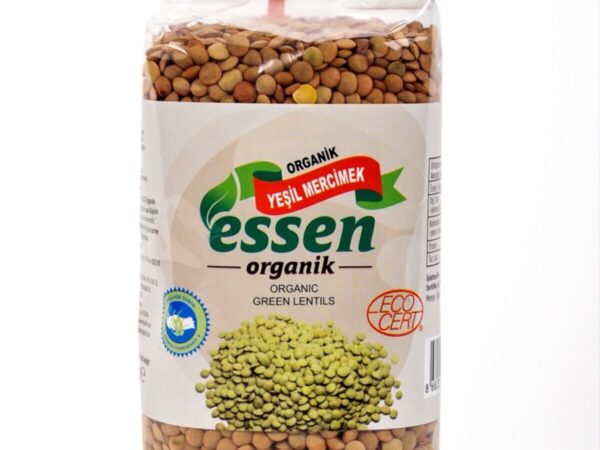 Organik Yeşil Mercimek 500 Gr