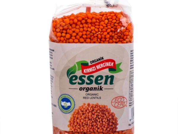 Organik Kırmızı Mercimek 500 Gr