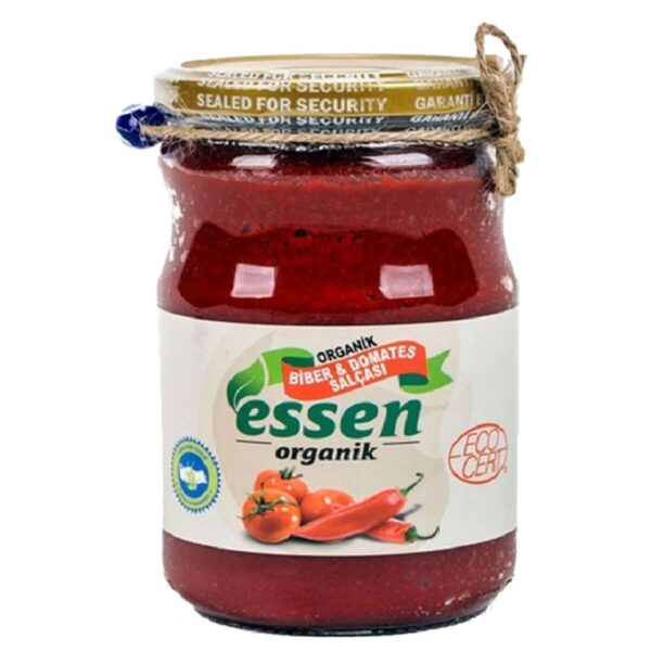 Organik Domates Biber Karışık Salça - 660 cc