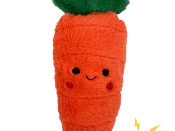 Tombik Havuç Sesli Peluş Köpek Oyuncağı