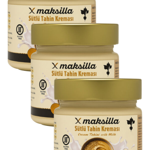 Maksilla Sütlü Tahin Kreması 250 g x 3 Adet