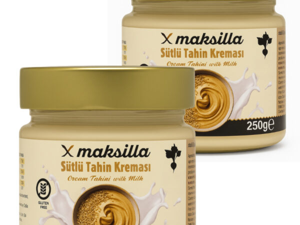 Maksilla Sütlü Tahin Kreması 2’li Paket (250 g x 2)