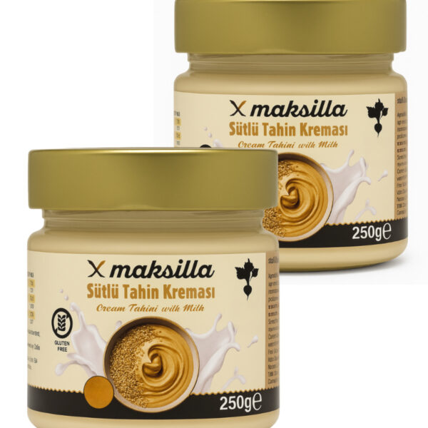 Maksilla Sütlü Tahin Kreması  - 250 g x 2 Adet