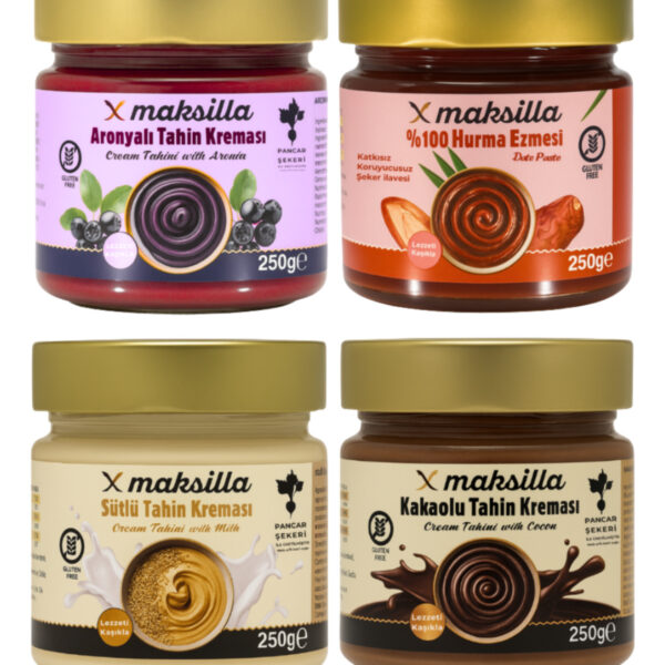 Maksilla Tanışma Paketi - Tahin Kreması Seti + %100 Hurma Ezmesi