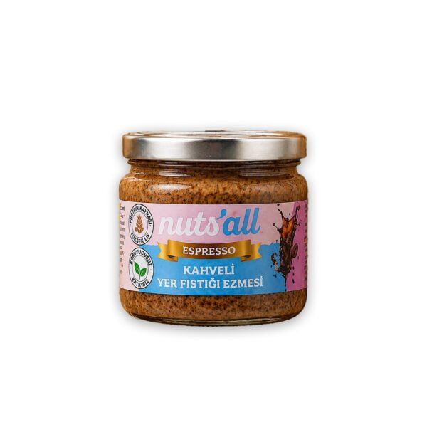 Nuts'all Espressolu Fıstık Ezmesi - 280 g