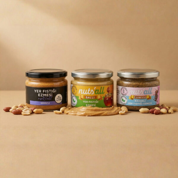 Gurme Fıstık Ezmesi Lezzet Paketi (3’lü Set)
