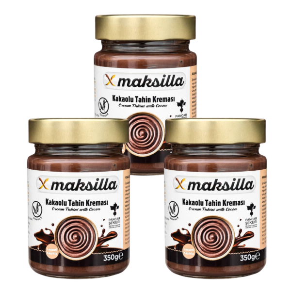 Maksilla Kakaolu Tahin Kreması - 350 g x 3 Adet