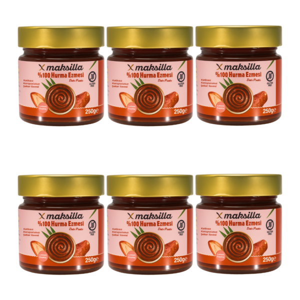 Maksilla %100 Hurma Ezmesi  - 250 g x 6 Adet