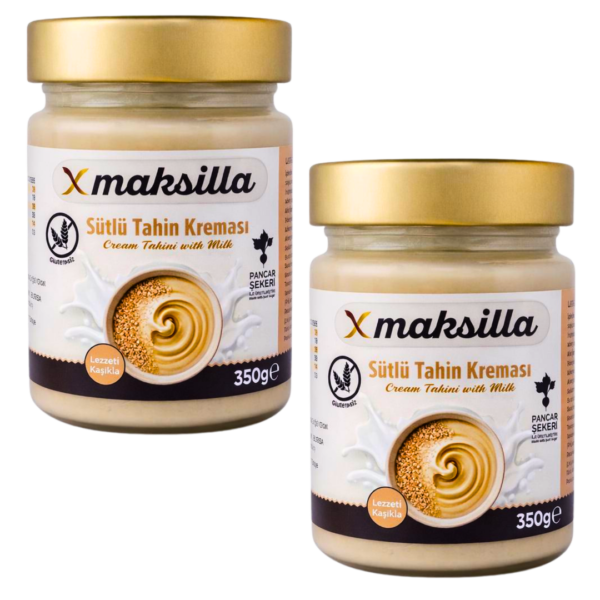 Maksilla Sütlü Tahin Kreması - 350 g x 2 Adet